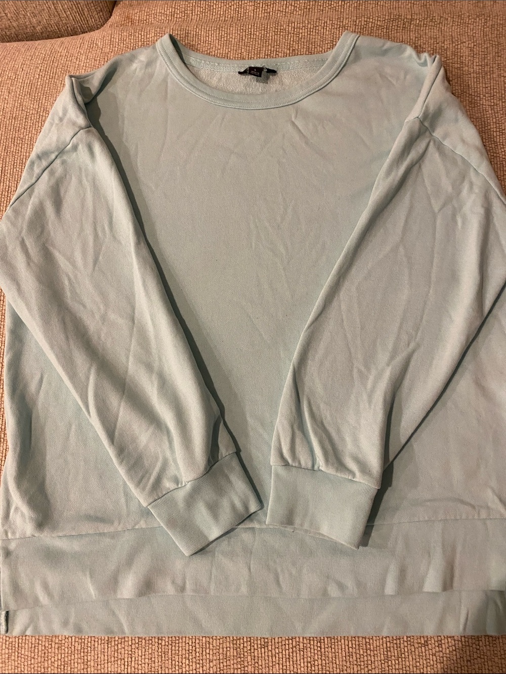 Buffalo David Bitton Light Aqua Crewneck Pullover